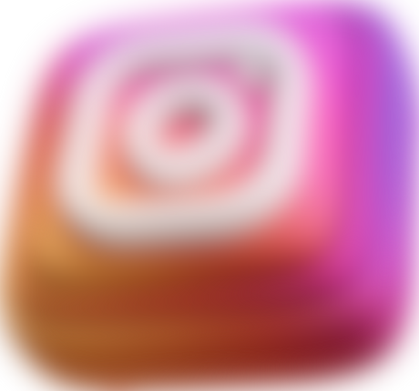 Instagram logo 3d render Cutout